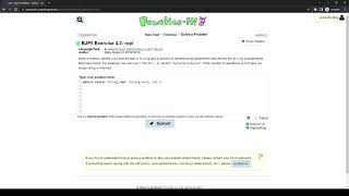 Exercise 4.2 (repl) Java Tutorial || Practice-It