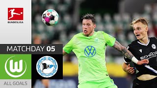 Cheeky Free Kick! | VfL Wolfsburg - Arminia Bielefeld | 2-1 | All Goals | Matchday 5 – 2020/21