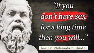 Ancient Philosopher's Quotes Which are better known in Youth to not regret in Old age