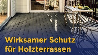 Wirksamer Schutz für Holzterrassen: Trotzt jeder Witterung