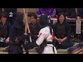 12【二回戦】明治大学×玉川大学／代表戦【h29第18回関東女子学生剣道新人戦大会】藤﨑×廣田