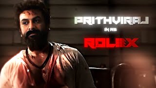 Prithviraj in as '' ROLEX '' | Character Swap | Vikram X Prthvi Raj | LUCID MV
