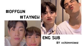 [ENG SUB] #OffGun #TayNew IG LIVE