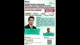 INCORPORATING KNOWLEDGE PROFILE, COMPLEX PROBLEM SOLVING & ENGINEERING ACTIVITIES IN ENGINEERING