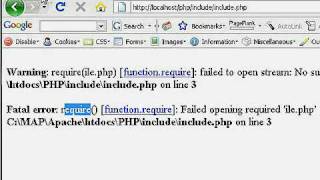 38 php - include and require