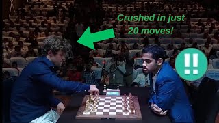 Magnus Carlsen COLLAPSES in 20 Moves – Arjun Erigaisi’s Brilliant Play!