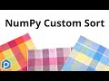 Python NumPy | Sort with Custom Order