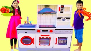 Wendy Pretend Play Cooking Toys Food Challenge for Kids
