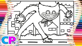 Huggy Wuggy in the City Coloring Pages/Huggy Wuggy IPad Pro Coloroing/Syn Cole - Gizmo [NCS Release]
