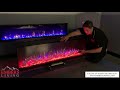 napoleon trivista electric fireplace unboxing product review