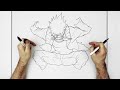 how to draw naruto hero landing step by step naruto