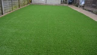 Plastic Grass Stevenage Installation Video By Premium Artificial Grass