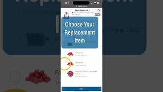 Ho to Select item Replacements with foodlion.com