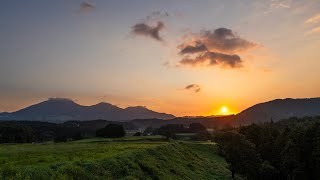 蒜山高原の夜明け《岡山県・真庭市》