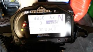 Starlane DaVinci dash RSV4 R 2010 start up