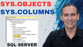 How to use SQL Server sys.objects, sys.colums, sys.all_sql_modules with Billy Thomas ALLJOY Data