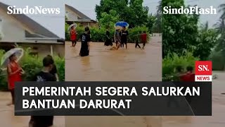 Banjir Bandang Sekotong Lombok Barat, Warga Terisolasi Akibat Jembatan Putus | SindoFlash