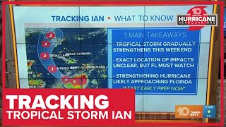 Tracking the Tropics: Tropical Storm Ian gradually strengthening