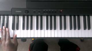 Major Scales: How to play B Flat Major Scale (Three Octaves) on Piano (Right and Left Hand)