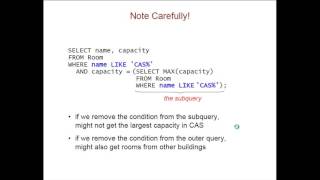 Subqueries in SQL