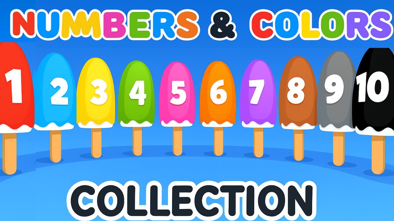 Learn Numbers Colors Counting And Shapes Learning Video For