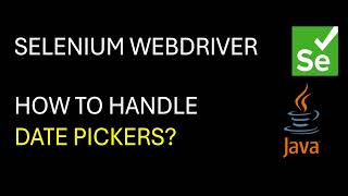 Selenium WebDriver | How to Handle Date Pickers?
