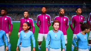 FIFA 22 - Aston Villa vs Manchester City Premier League Season2023 Full Match 4K HDR PS5