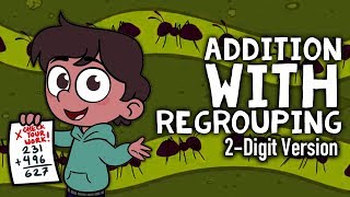 Addition with Regrouping Song | 2-Digit Addition For Kids