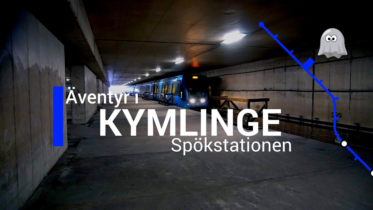 Äventyr I Tunnelbanan Del 8: Kymlinge (spökstationen) - YouTube