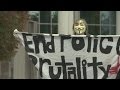 Group of protesters gather in Downtown Albuquerque