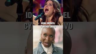 Idina Menzel VS Cynthia Erivo Defying Gravity Battle Cry #shorts #wicked #cynthiaerivo #idinamenzel