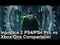 [4K] Injustice 2 PS4/ PS4 Pro vs Xbox One - Graphics Comparison + Frame-Rate Test