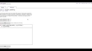 Logic-1 (caught_speeding) Python Tutorial || codingbat.com