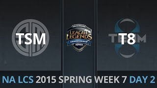 The 2015 NA LCS Spring Split 7주차 7경기 TSM vs T8