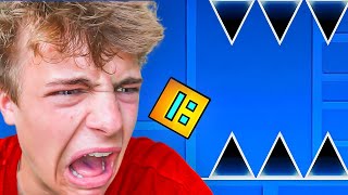 Playing Geometry Dash For The First Time...