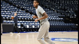 Dallas Mavs' Olivier-Maxence Prosper Player Development Workout