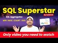 Master SQL Aggregates: MIN, MAX, COUNT, AVG With Examples