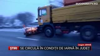 Se circula in conditii de iarna in judet