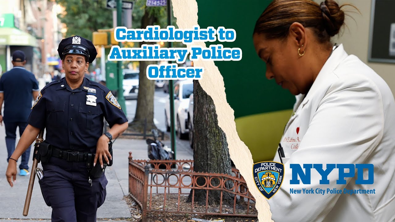 From Cardiologist To NYPD Auxiliary Police Officer - YouTube