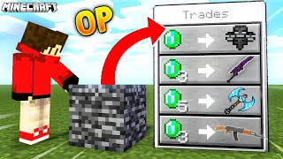 Minecraft But BLOCKS TRADE OP Items...