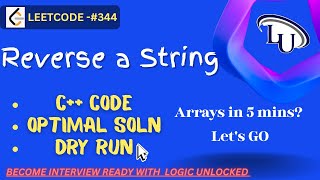 🔁 Reverse a String - Leetcode #344 | C++ DSA Must-Know