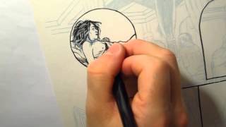 the Spiltink sessions - Zines, Panel borders, inking with brush, \u0026 ballpoint!