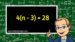 Solving Equations with Distributive Property | Expressions \u0026 Equations | Grade 8