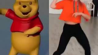 Gril Dance With Bear | Funny Dance | Musical.ly