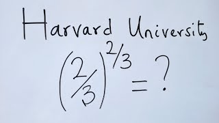 Harvard University Admission Interview Tricks  | Algebra  | Rationalising Radicals | Exponents  |