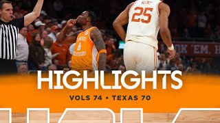 HIGHLIGHTS: No. 1 Vols 74, Texas 70 (Jan. 11, 2024)