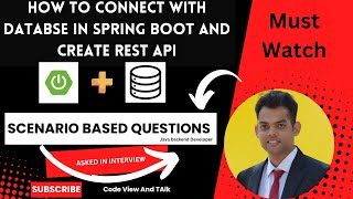 How to connect Mysql using Spring boot Java and also create table in database tutorial | REST API
