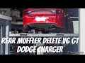 Dodge Charger GT V6 Rear Muffler Delete VLOG