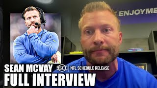 Sean McVay REACTS to Rams' schedule & puts his own office on blast 🤣 | SportsCen