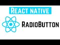 React Native Tutorial - RadioButton | React Native Elements